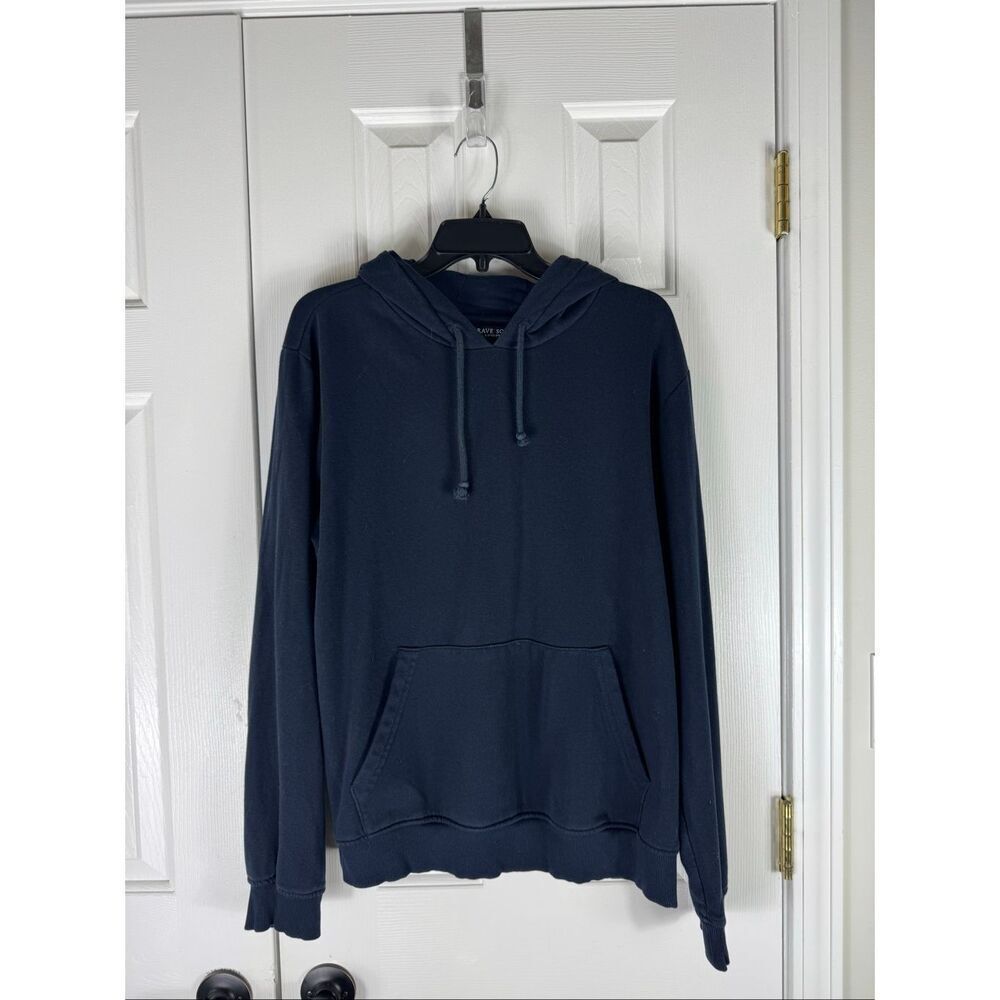 Brave Soul Womens Navy Hooded Sweatshirt Size L